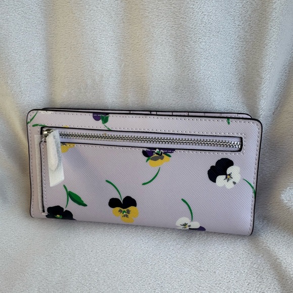 Kate Spade Lavander Floral Wallet - Picture 2 of 3